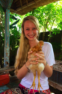 bali volunteer at home stay near ubud